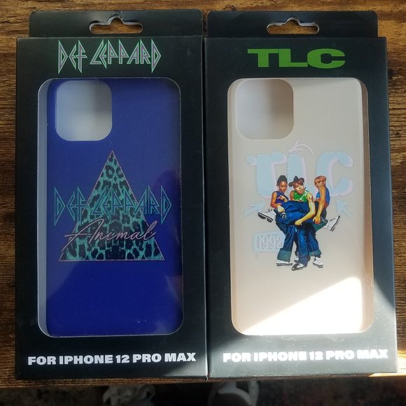 New Cell Phone Case IPhone 12 PRO - Def Leppard Animal & 1992 TLC - Picture 1 of 2
